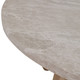 EV20959#S/2 20/40" Corvus Marble And Wood Coffee Table - S