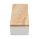 EV20961-01#9" Honey Onyx And Brass Box