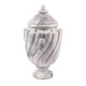 EV20962#24" Tucana Carved Marbleoversized Urn With Lid