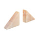 EV20965#S/2 6" Honey Onyx Bookends