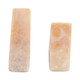 EV20965#S/2 6" Honey Onyx Bookends