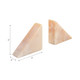 EV20965#S/2 6" Honey Onyx Bookends