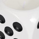 80387-01#4" 9 Oz Tobacco Dice Candle, White/black