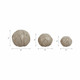 EV21113#S/3 4/5/5" Townsend Cer Deco Balls - Set Of 3