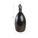 EV20979-03#20" Arielle Large Pyrite Stone And Glass Bottle