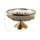 EV20986#13" Eaves Glass And Metal Bowl