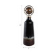 EV20989-01#20" Oscar Small Tiger's Eye Stone And Metal Bottle