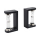 EV21087#S/2 10" Raven Small Hourglass Bookends