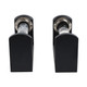 EV21087#S/2 10" Raven Small Hourglass Bookends