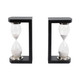 EV21088#S/2 11" Raven Large Hourglass Bookends