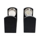 EV21088#S/2 11" Raven Large Hourglass Bookends