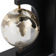 EV21089#S/2 14" Bardot Glass Globe Bookends
