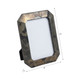 EV21191-02# 5x7 Livio Pyrite Semi-precious Stone Photo Frame 