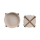 EV21196#S/2 11/14" Terrace Ecomix Tray, Beige/gld