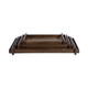EV21203#S/3 18/22/26" Kazu Wood Trays, Brown