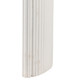 EV21206-01#24"catalina Travertine&fluted Wood Accent Table/kd