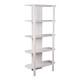 EV21207#71" Catalina  Fluted Wood Etagere, Cream
