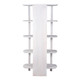 EV21207#71" Catalina  Fluted Wood Etagere, Cream
