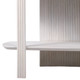 EV21207#71" Catalina  Fluted Wood Etagere, Cream