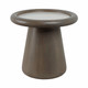 EV21209-01#20" Aleena Wood And Marble Accent Table, Brwn