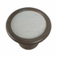 EV21209-01#20" Aleena Wood And Marble Accent Table, Brwn