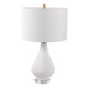 EV51353#24" Violetta 3d Printed Porcelain Table Lamp