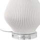 EV51353#24" Violetta 3d Printed Porcelain Table Lamp