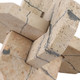 EV20990-03#9" Gorda Large Crackle Travertine Knot