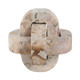 EV20991-01#5" Pompano Small Beige Marble Knot