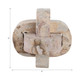 EV20991-01#5" Pompano Small Beige Marble Knot