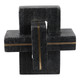 EV20992-01#5" Walton Small Black Marble And Brass Knot
