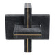 EV20992-02#7" Walton Medium Black Marble And Brass Knot