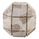 EV20995-03#6" Pompano Large Beige Marble Sphere
