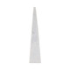 EV21220-02#18" Pompano Large Beige And White Marble Pyramid