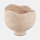 21229#12" Cement Rounded Bowl, Ivory