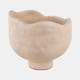 21229#12" Cement Rounded Bowl, Ivory
