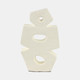 21230-01#15" Terracotta Abstract Sculpture, Ivory