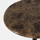 21233-03#20" Marble Accent Table Ball Base, Bwn