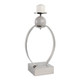 EV21261-03#21"durant Small Slvr Candle Holder W/marble Sphere