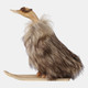 21307#11" Faux Fur Skiing Duck With Goggles, Tan