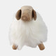 21308#12" Faux Fur Sheep, White/natural