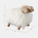 21308#12" Faux Fur Sheep, White/natural