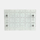 20046-04#S/2 12/16" Sparkly Geo Glass Trays, Silver