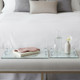 20046-04#S/2 12/16" Sparkly Geo Glass Trays, Silver