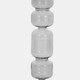 21351-01#10" Mixed Bubble Taper Candleholder, Smoke