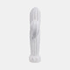 21374-02#18" Wooden Cactus Decor, Wht