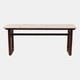 21389#42" Bench W/ Marble Top, Multi