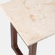 21389#42" Bench W/ Marble Top, Multi