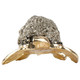 EV21337#2" Candela Pyrite Sea Turtle, Silver