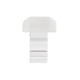 EV21343#S/4 10" Senise Selenite/crystal Napkin Rings, Wht